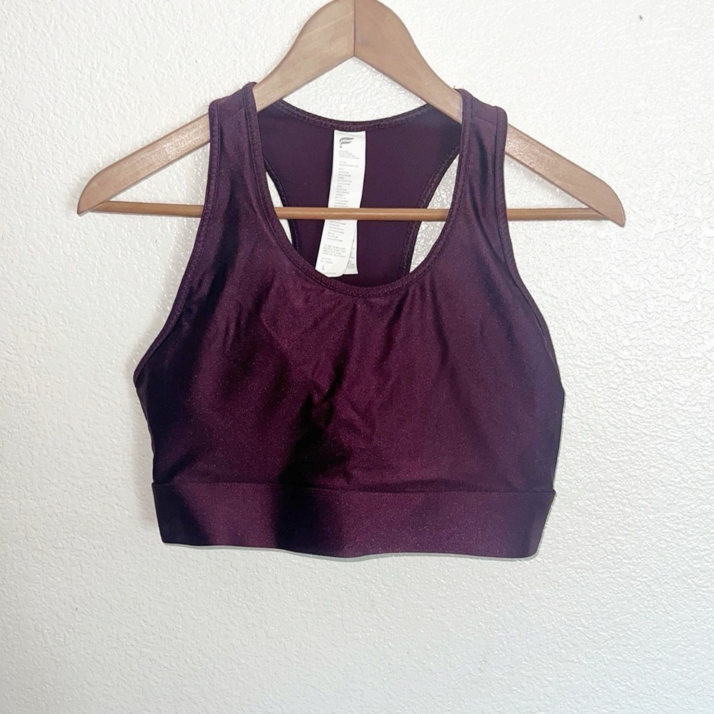 Fabletics Maroon Sports Bra